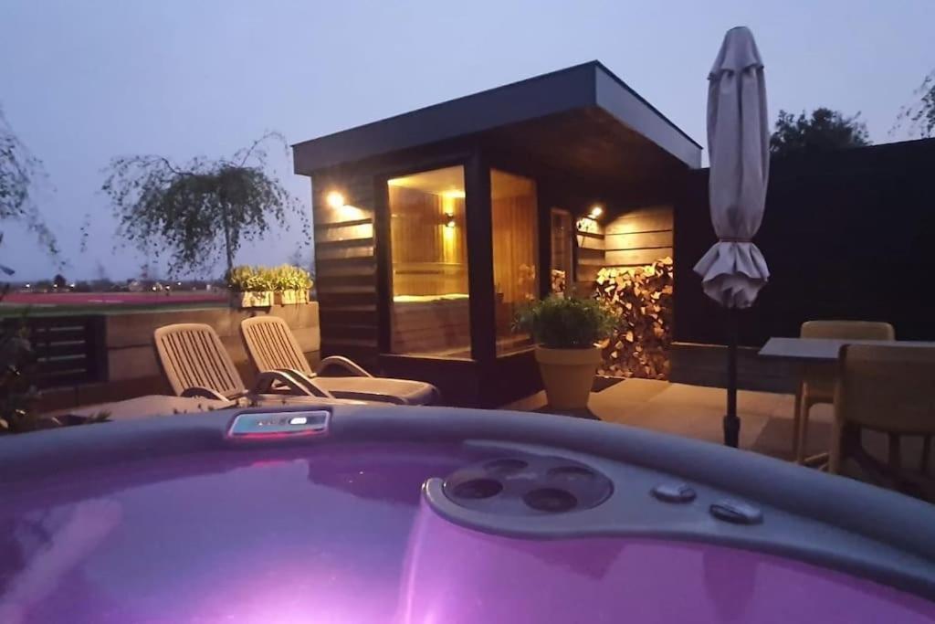 Wellness Lodge Ruigenhoek 13A - Sauna, Jacuzzi ! De Zilk Екстериор снимка